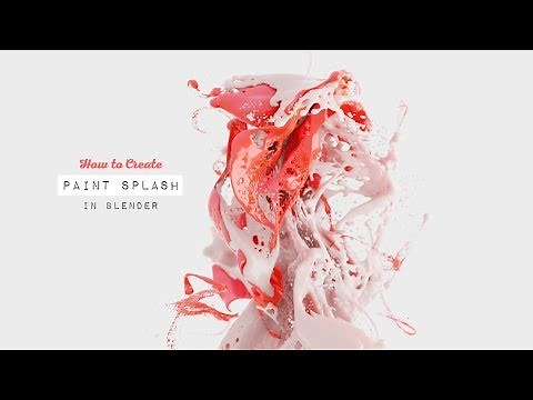 Blender Tutorial: How to Create a Paint Splash in Blender