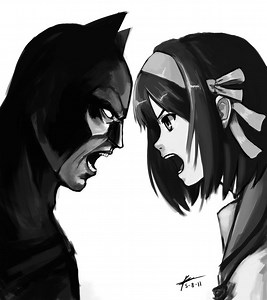 Batman still wins. | Crossover