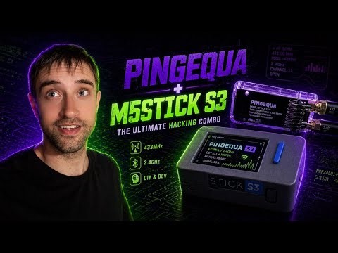 PINGEQUA + M5Stick S3 🔥 | Flash Bruce Firmware & Unlock This Powerful Combo