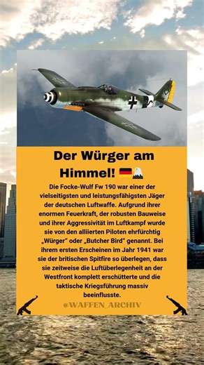 Focke-Wulf Fw 190: Die Geschichte des legendären Jägers ✈️🇩🇪