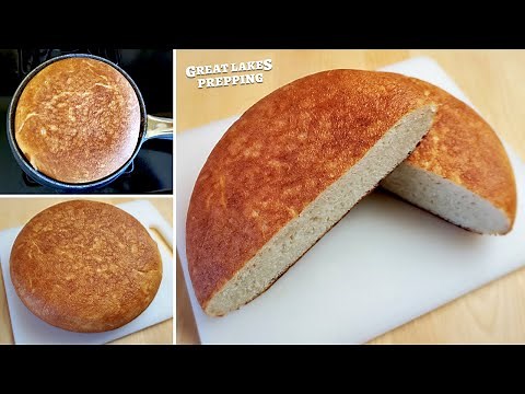 Soft & Fluffy Skillet Bread - Cook Delicious Bread in Frying Pan with no Oven