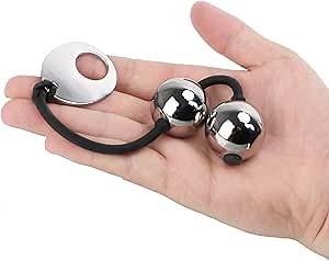 Metal Kegel Ball Kegel Exerciser Anal Beads Erotic Weighted Vaginal Balls Sex Toys for Woman 220g/7.77oz