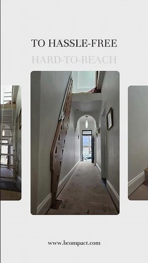 GENIUS Folding Stairs: The Ultimate Space-Saving Hallway Upgrade!