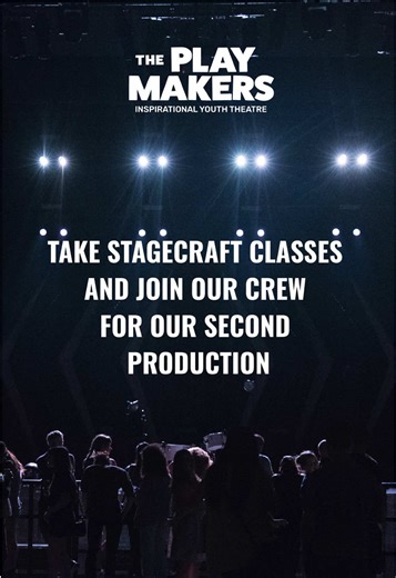 🎭STAGECRAFT - BACKSTAGE - TECHNICAL - CREW 😎 ‼️WE NEED 12-18 YEAR OLDS TO COME FORWARD AND LEAD THE CREW. CONTACT THE PLAYMAKERS TODAY! ‼️ At the Playmakers we stress the importance of technical ability to stage a show. From lights and sound to costume and props, we will lead a team of young set designers and technical crew to support our first musical production. 👉 Want to learn more? Email us at info@theplaymakers.es or WhatsApp us on ( 34) 623 60 38 66 or complete the Google Form at our we