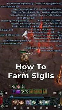 ENDLESS Sigils Farm | Diablo 4 S11