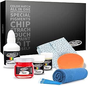 Color N Drive Touch Up Paint - Compatible with BMW Platinum Gray Metallic (A68) - Scratch and Chip Repair Kit - Plus Pack