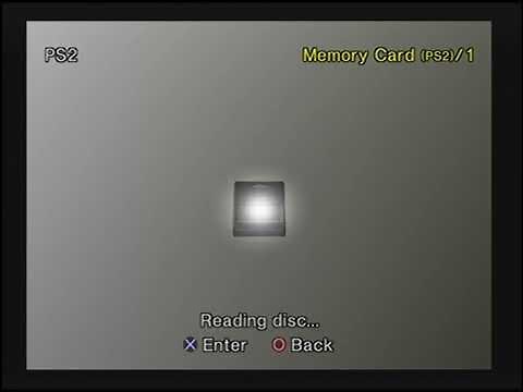 Inserting VCD into PlayStation 2