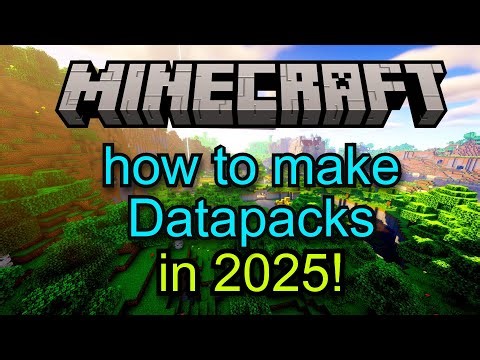 how to create custom datapacks in 2025!!!