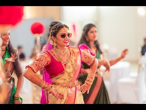 Telugu Bride lit the floor - Mass bridal Entry