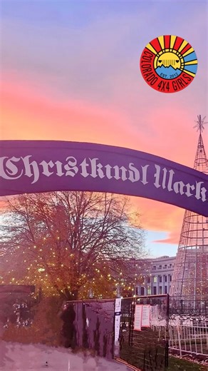 Winter Solstice is days away and you’d never guess it with weather like this! 🤯 The Colorado 4x4 Girls are taking full advantage of the warm weather and the #holidaytraditions around Colorado! 🏔️ Here is to hoping for more snow in the #newyear and less wind! 🤞🏽 The way these hurricane winds have been whipping through #colorado we are glad to see the #christkindlmarketdenver still standing! 😅🙌🏽 #coloradogram #coloradolife #colorado4x4girls | Colorado 4x4 Girls