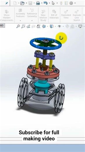 VALVE DESIGN #solidworks #valvedesign