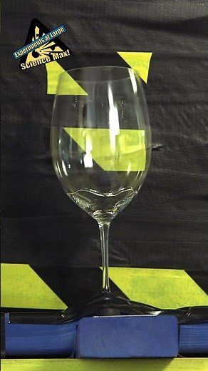 Can Sound Break a Wine Glass? | Resonant Frequency | Vibration | Science Max #shorts