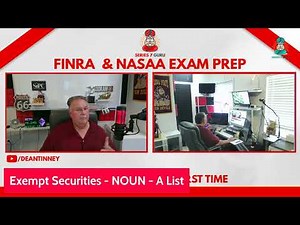 Exempt Securities versus Exempt Transactions Series 63/65/66