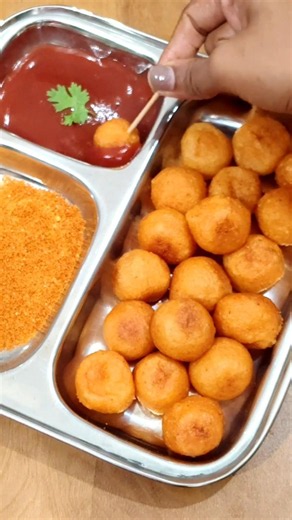 Mini Potato Balls | Perfect Snacks #potato #snacks #recipe #potatorecipe #potatoballs #shorts