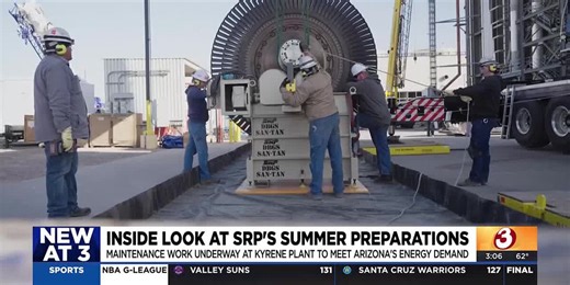 Work underway at SRP plant to meet Arizona's energy demand
