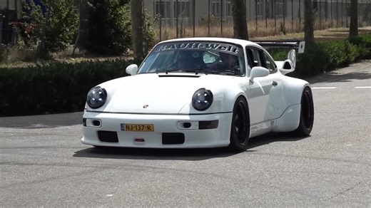 Wild Porsche 911 RWB turns heads with extreme widebody design