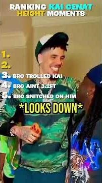 Ranking The Best Kai Cenat Height Moments 5 #kaicenat
