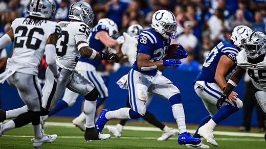 HIGHLIGHT | Jonathan Taylor rushes his third TOUCHDOWN vs. Raiders