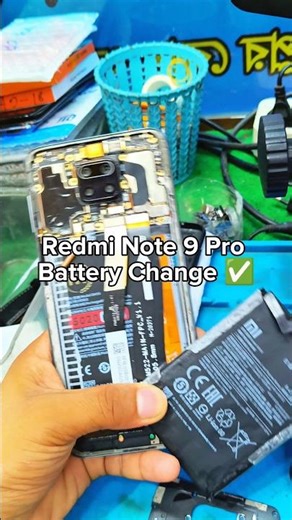 Redmi Note 9 Pro Battery Change ✅ #foryou #ytshortsvideo #ytshorts #battery