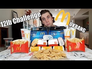 McDonalds DOUBLE DINNER BOX MukBang Challenge | 20K Follower Food Challenge