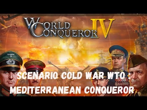 World Conqueror 4 Cold War WTO Mediterranean Conqueror #worldconqueror4 #wc4#strategy#walkthrough