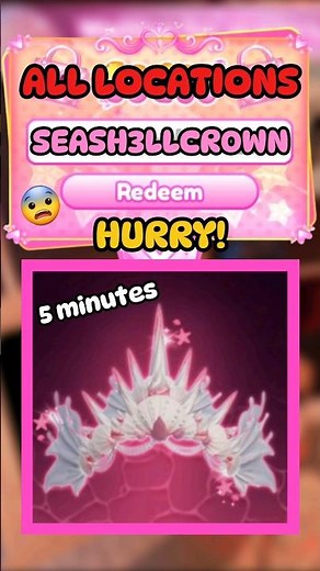 ALL SEASHELL LOCATIONS TO GET SECRET ITEM IN DTI #roblox #dti #dresstoimpress #shorts