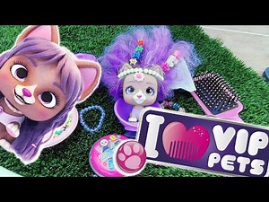 🌈VIP PETS 💜 Play with VIP PETS Toy✨