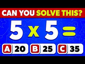 Mental Maths Challenge 🧠 60 Questions - No Calculator Allowed!