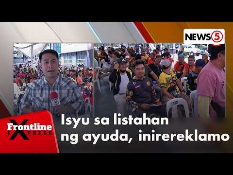 Problema sa listahan, sumalubong sa unang araw ng fuel ayuda distribution sa QC | Frontline Express