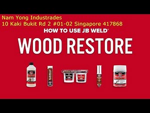 JB Weld Products for Wood Restore and Repair
