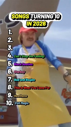 Biggest Hit Songs From 2016 Turning 10 This Year Ranked