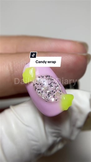 The easiest 3D candy nail art! #3dnailart #nailart #nailtutorial #candy