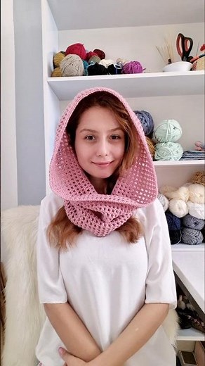 Crochet infinity scarf #crochet