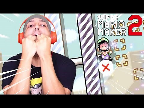 I ATE MY ENTIRE HANDS BECAUSE OF THIS LEVEL! [SUPER MARIO MAKER 2] [#80]