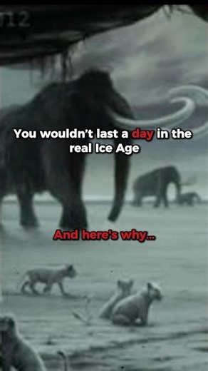 The Deadliest Ice Age Creatures 💀#prehistoric #dinosaur #viral #fyp
