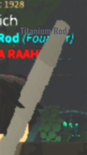 Titanium Rod #fisch #roblox