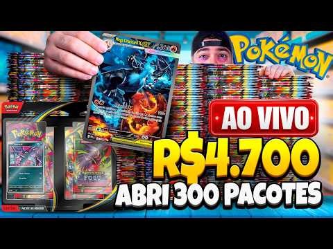R$4.700 para Abrir a Carta do Charizard EX Rara