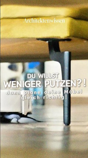 Architektin-Tipp: Plan deine Möbel für den Saugroboter!