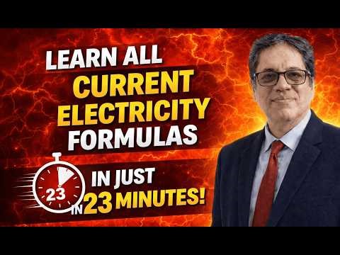 Master Current Electricity Formulas for JEE Boards | Class 12 Physics Chapter 3!