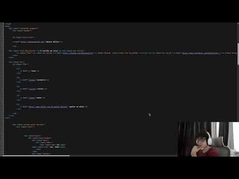 Live criando blog pessoal HTML, CSS + JS | PROIBIDO IA PRA QUALQUER COISA
