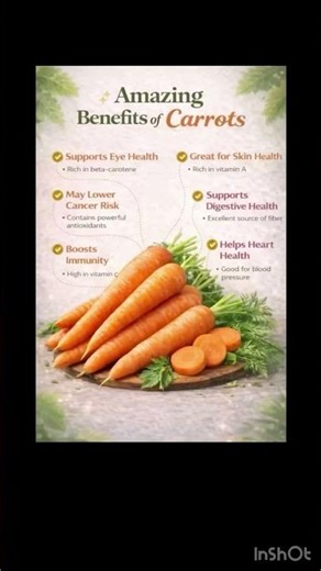 Amazing Benefits of Carrots You Should Know 🥕✨