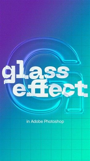 EasyEdit - Design Resources & Tutorials | Here’s how to create this glass text effect in Photoshop! 📎Add your letter, and set its fill to 0. Open the Layer Style, Bevel & Emboss.... | Instagram
