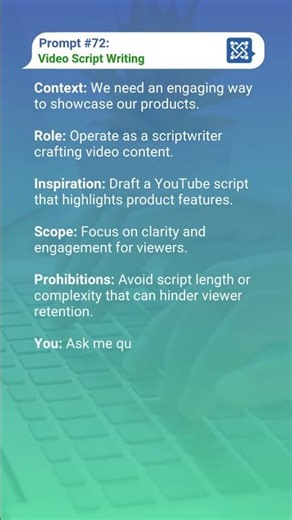 Brynne.ai Prompt 72: Video Script Writing