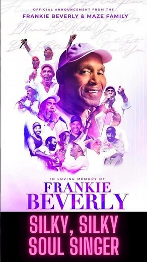 Frankie Beverly The Silky, silky soul singer! #Frankie Beverly, #Frankie Beverly songs