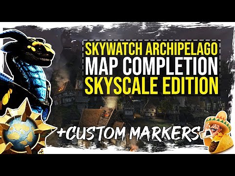 Guild Wars 2 - Skywatch Archipelago Map Completion with Custom Markers