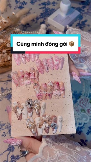 Packing chill chill với mình nhe 🙂‍↔️ #happynails #xuhuongtiktok #packingorders #fyp #nailbox