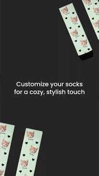 The perfect balance of comfort and style: our Personalized Cat Socks! 🧦