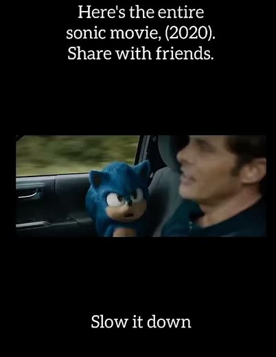 Here’s a Full Sonic Movie 2020!