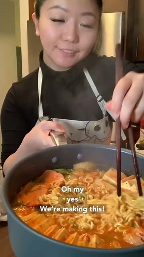 FIRE Korean Army Stew - 10 Minutes Only 🍜!