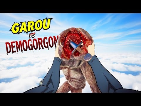 GAROU vs DEMOGORGON en REALIDAD VIRTUAL | Bonelabs VR mod